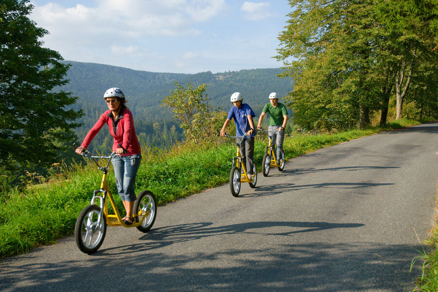 Koloběžková trasa Benecko-Rovinka-Vítkovice