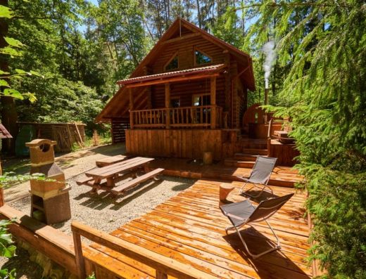 Rybářský srub Lančov Vranovská přehrada